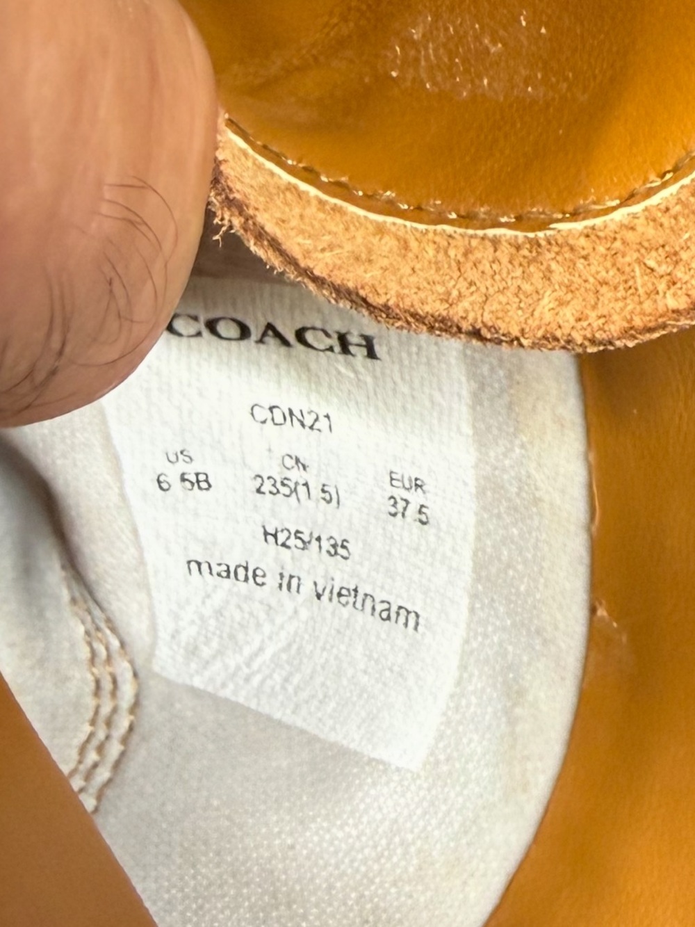 C Women’s Mustard Suede & Multicolor Pattern Sneakers - Picture 7 of 8